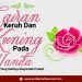 Cairan Keruh dan kuning Pada Wanita Yang Haidhnya berpindah-pindah.
