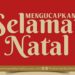 Mengucapkan Selamat Natal