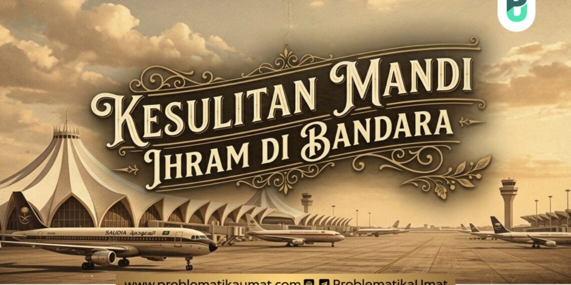 Kesulitan Mandi Ihram di Bandara