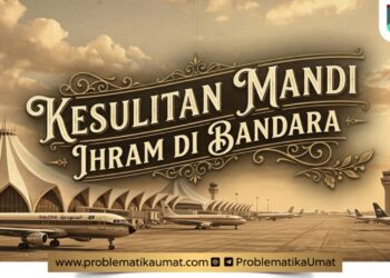 Kesulitan Mandi Ihram di Bandara