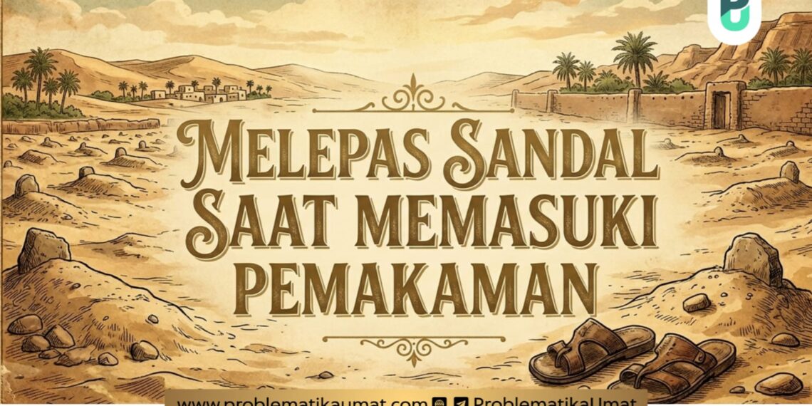 Melepas Sandal Saat Memasuki Pemakaman